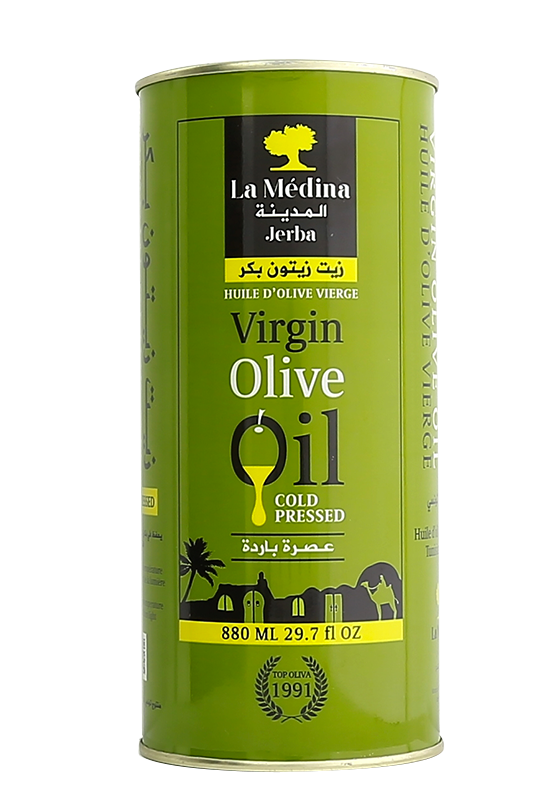 Bidon métal de 3 litres biologique. Huile d'Olive Vierge Extra